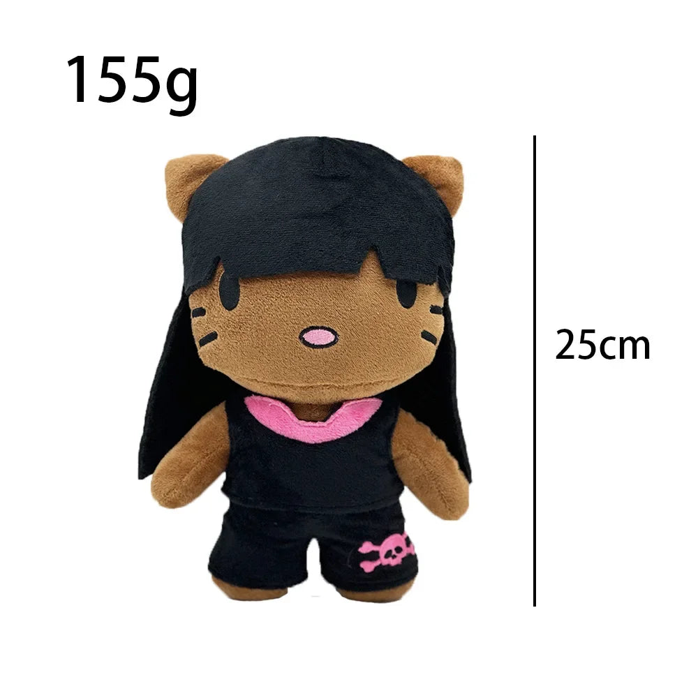 2025 New Hello Kitty Eminem xxxtentacion Frank Ocean Plush Toy Doll with Clothes Stuffed Soft Plush Toys Fans Collect Gifts