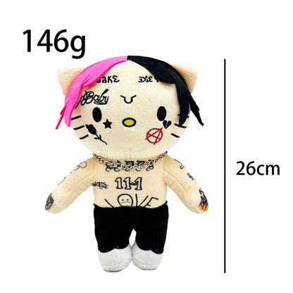 2025 New Hello Kitty Eminem xxxtentacion Frank Ocean Plush Toy Doll with Clothes Stuffed Soft Plush Toys Fans Collect Gifts