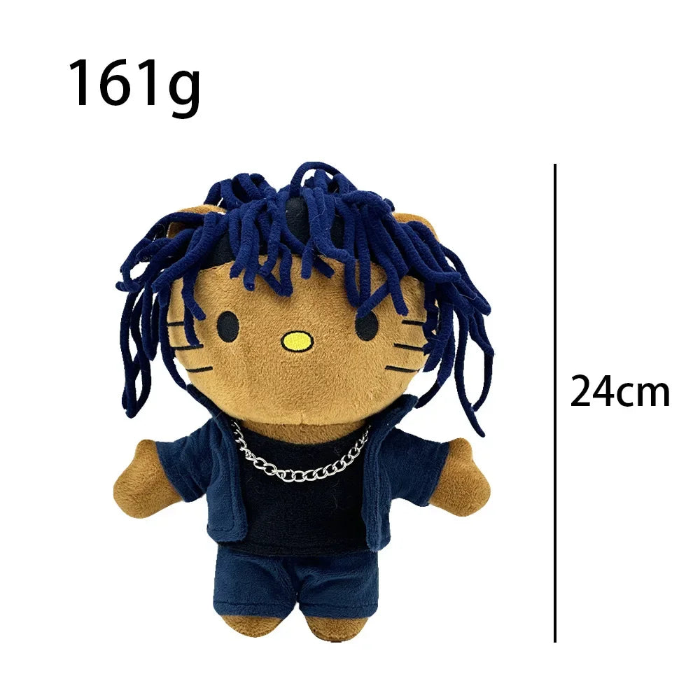 2025 New Hello Kitty Eminem xxxtentacion Frank Ocean Plush Toy Doll with Clothes Stuffed Soft Plush Toys Fans Collect Gifts