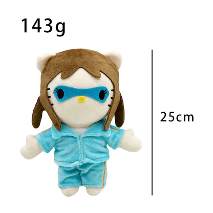 2025 New Hello Kitty Eminem xxxtentacion Frank Ocean Plush Toy Doll with Clothes Stuffed Soft Plush Toys Fans Collect Gifts