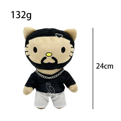 2025 New Hello Kitty Eminem xxxtentacion Frank Ocean Plush Toy Doll with Clothes Stuffed Soft Plush Toys Fans Collect Gifts