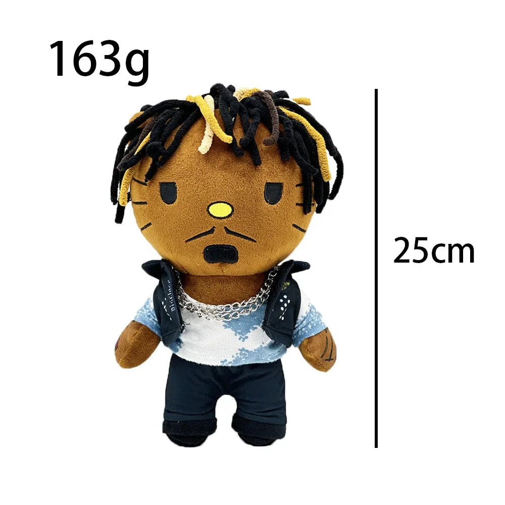 2025 New Hello Kitty Eminem xxxtentacion Frank Ocean Plush Toy Doll with Clothes Stuffed Soft Plush Toys Fans Collect Gifts