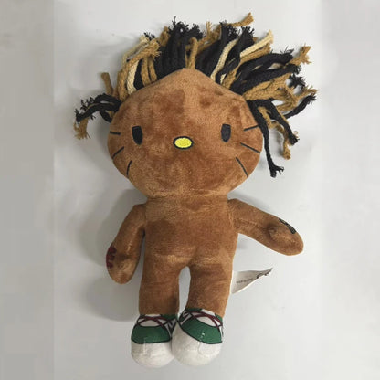 2025 New Hello Kitty Eminem xxxtentacion Frank Ocean Plush Toy Doll with Clothes Stuffed Soft Plush Toys Fans Collect Gifts