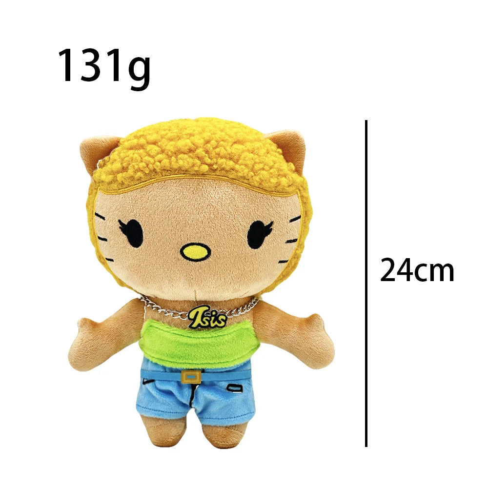 2025 New Hello Kitty Eminem xxxtentacion Frank Ocean Plush Toy Doll with Clothes Stuffed Soft Plush Toys Fans Collect Gifts