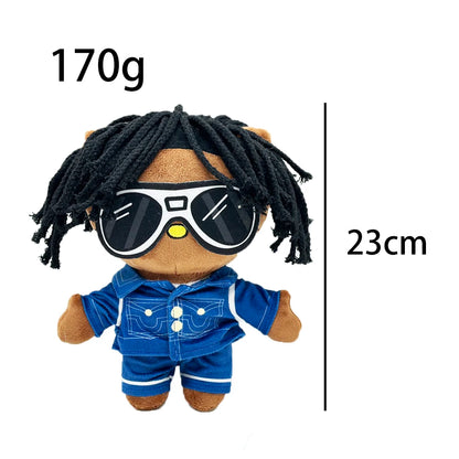 2025 New Hello Kitty Eminem xxxtentacion Frank Ocean Plush Toy Doll with Clothes Stuffed Soft Plush Toys Fans Collect Gifts