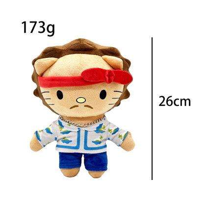 2025 New Hello Kitty Eminem xxxtentacion Frank Ocean Plush Toy Doll with Clothes Stuffed Soft Plush Toys Fans Collect Gifts
