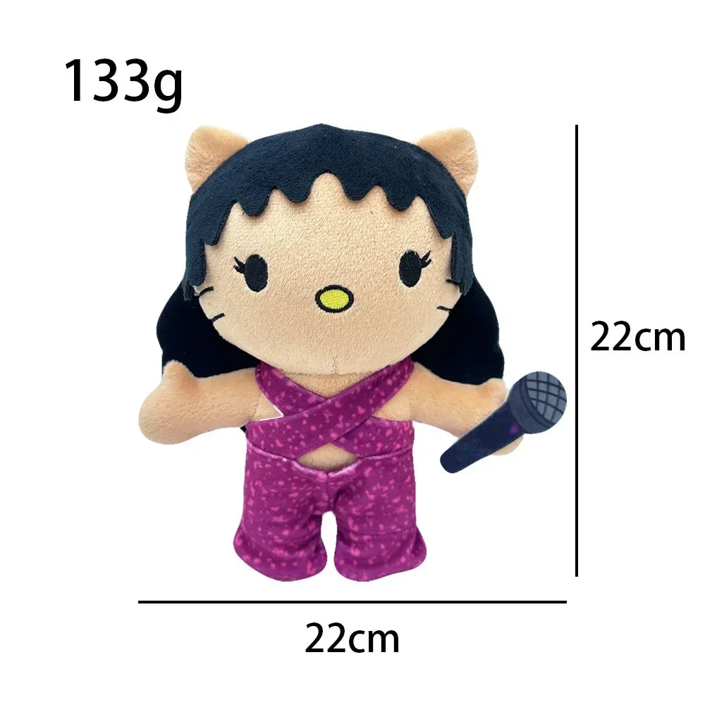 2025 New Hello Kitty Eminem xxxtentacion Frank Ocean Plush Toy Doll with Clothes Stuffed Soft Plush Toys Fans Collect Gifts