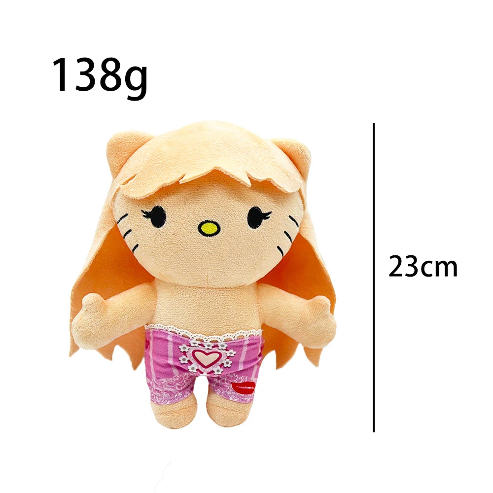 2025 New Hello Kitty Eminem xxxtentacion Frank Ocean Plush Toy Doll with Clothes Stuffed Soft Plush Toys Fans Collect Gifts