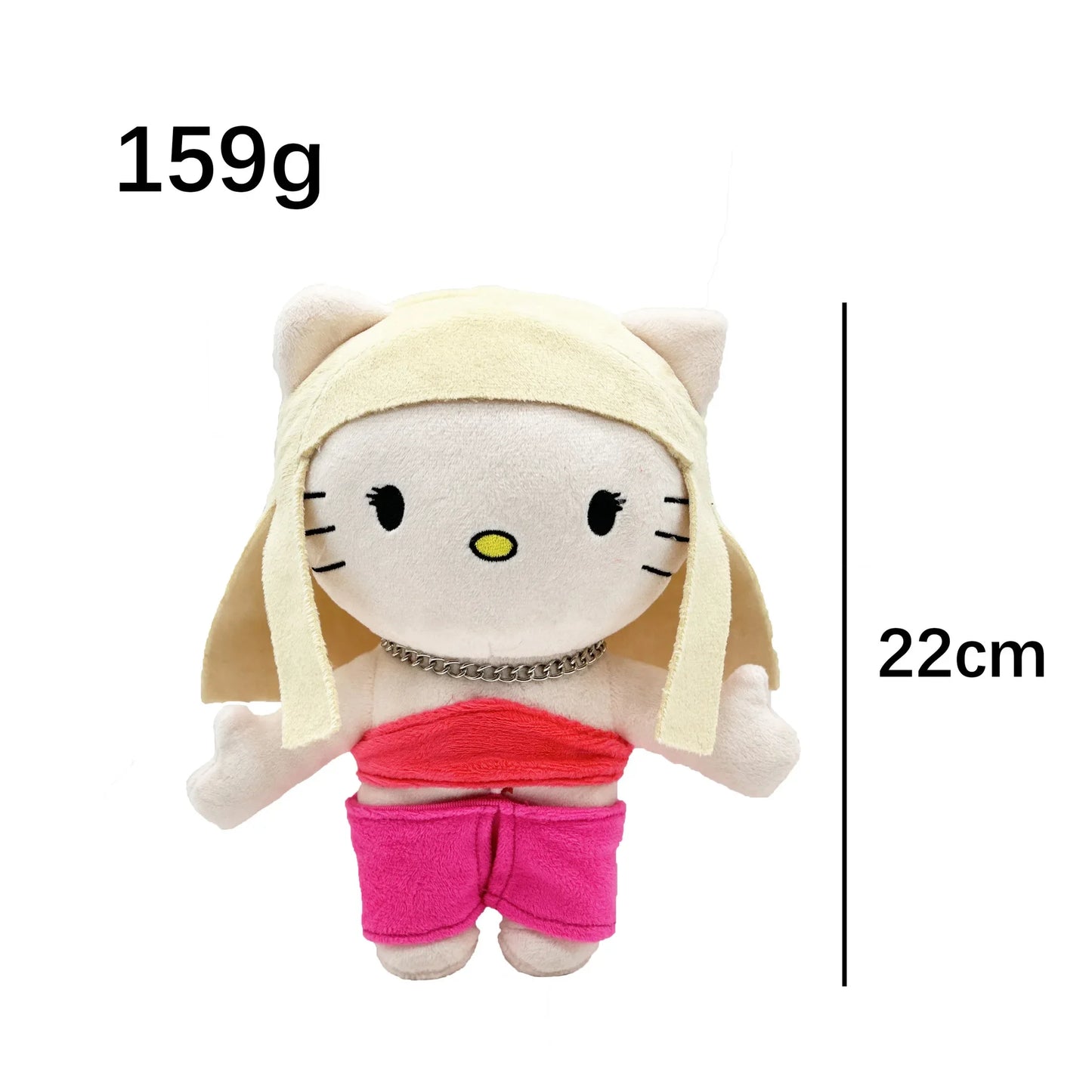 2025 New Hello Kitty Eminem xxxtentacion Frank Ocean Plush Toy Doll with Clothes Stuffed Soft Plush Toys Fans Collect Gifts