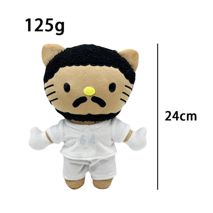 2025 New Hello Kitty Eminem xxxtentacion Frank Ocean Plush Toy Doll with Clothes Stuffed Soft Plush Toys Fans Collect Gifts