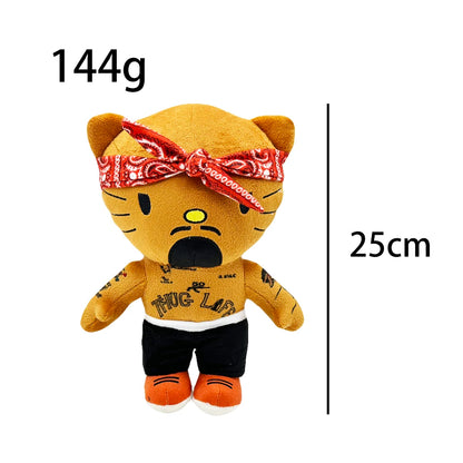 2025 New Hello Kitty Eminem xxxtentacion Frank Ocean Plush Toy Doll with Clothes Stuffed Soft Plush Toys Fans Collect Gifts