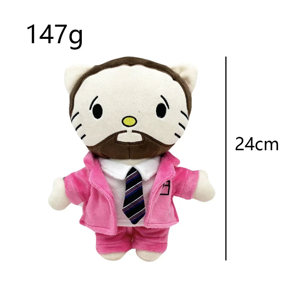 2025 New Hello Kitty Eminem xxxtentacion Frank Ocean Plush Toy Doll with Clothes Stuffed Soft Plush Toys Fans Collect Gifts