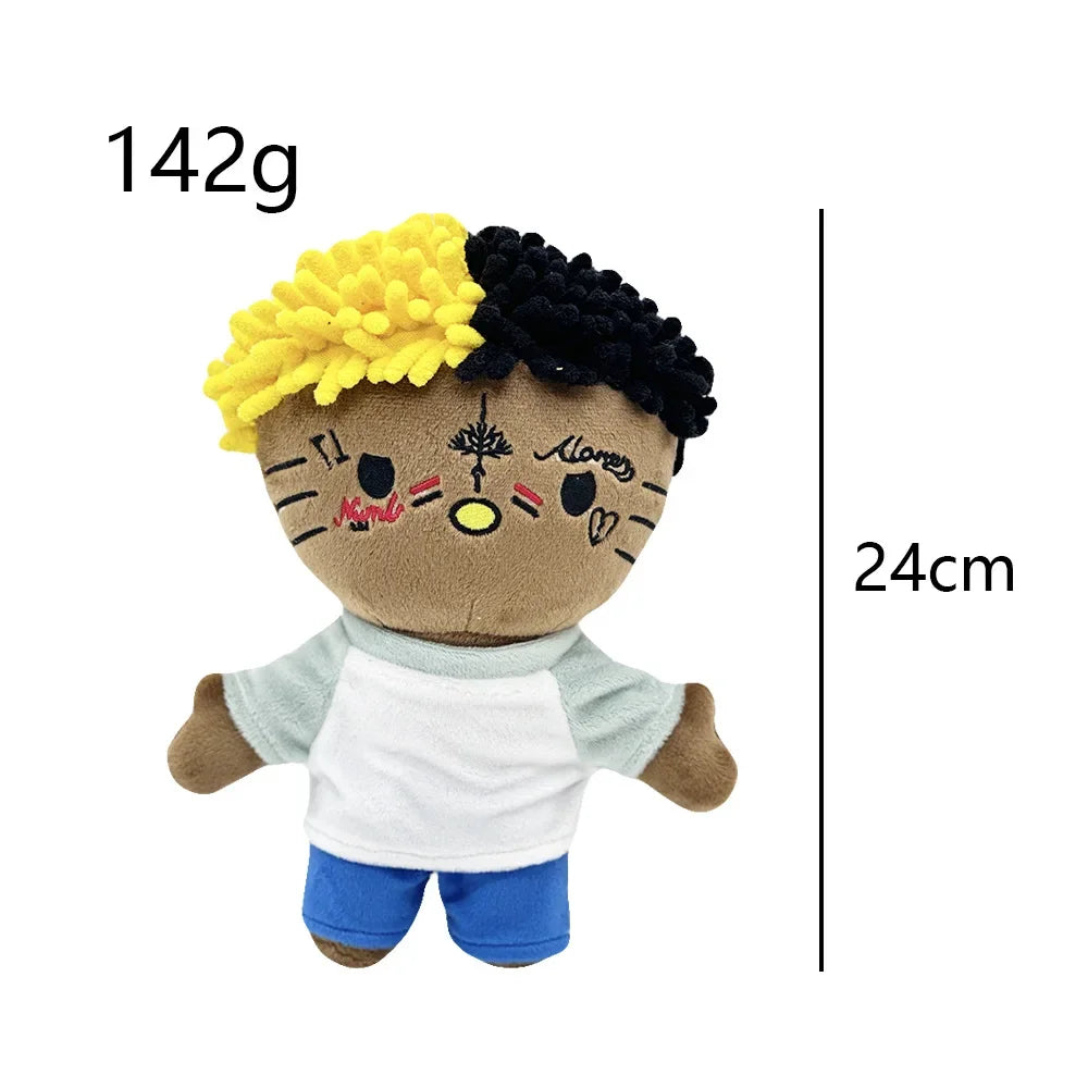 2025 New Hello Kitty Eminem xxxtentacion Frank Ocean Plush Toy Doll with Clothes Stuffed Soft Plush Toys Fans Collect Gifts