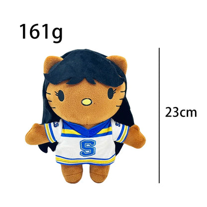 2025 New Hello Kitty Eminem xxxtentacion Frank Ocean Plush Toy Doll with Clothes Stuffed Soft Plush Toys Fans Collect Gifts