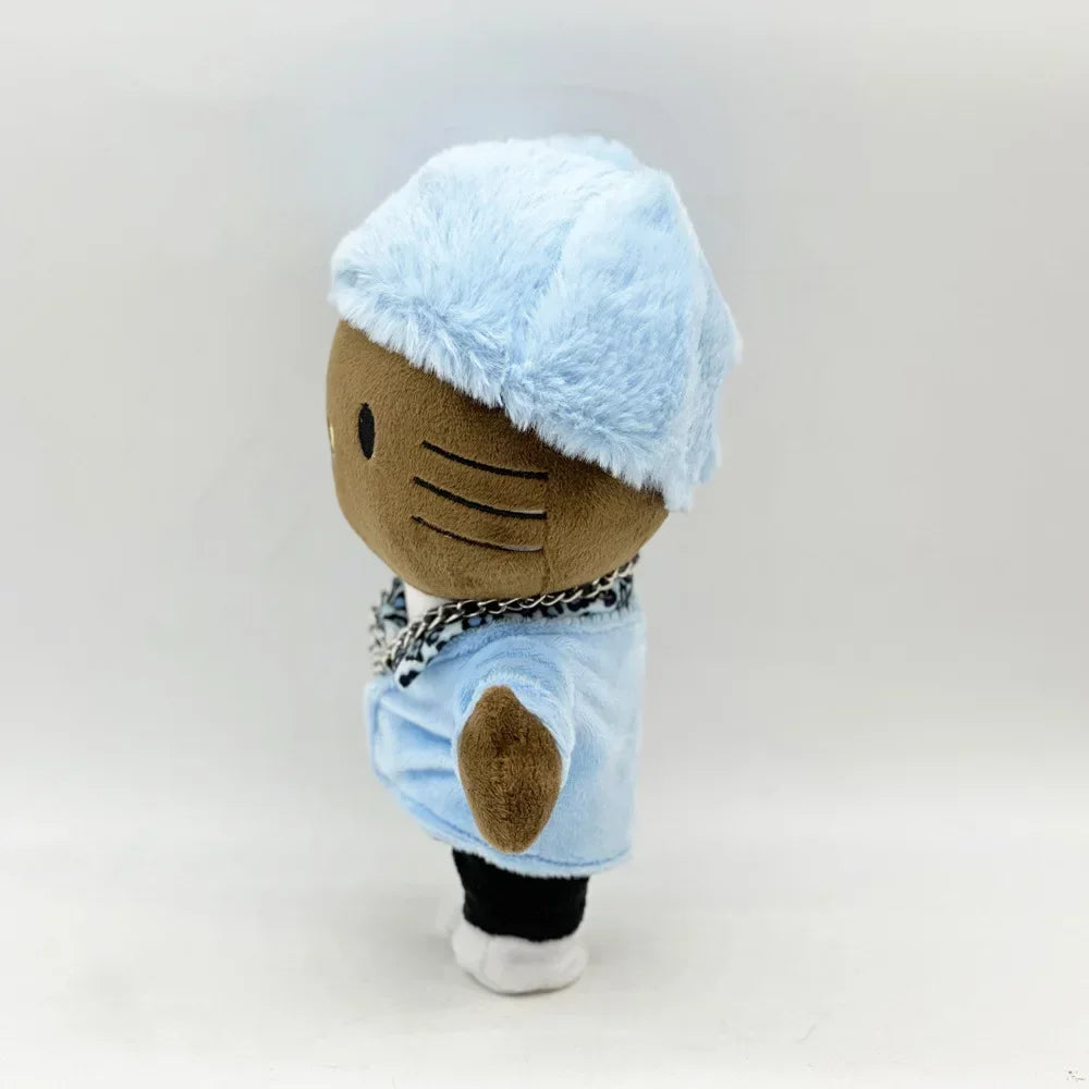 2025 New Hello Kitty Eminem xxxtentacion Frank Ocean Plush Toy Doll with Clothes Stuffed Soft Plush Toys Fans Collect Gifts