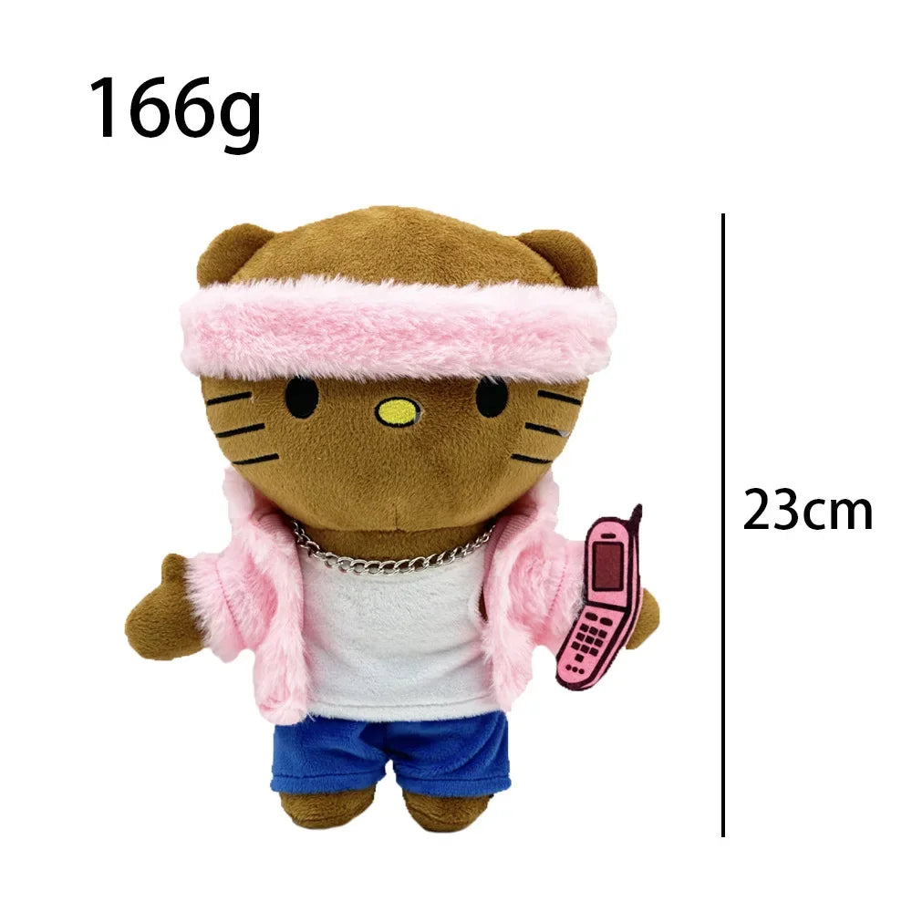 2025 New Hello Kitty Eminem xxxtentacion Frank Ocean Plush Toy Doll with Clothes Stuffed Soft Plush Toys Fans Collect Gifts