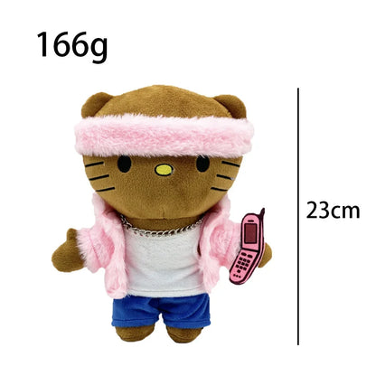 2025 New Hello Kitty Eminem xxxtentacion Frank Ocean Plush Toy Doll with Clothes Stuffed Soft Plush Toys Fans Collect Gifts
