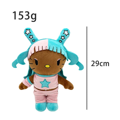 2025 New Hello Kitty Eminem xxxtentacion Frank Ocean Plush Toy Doll with Clothes Stuffed Soft Plush Toys Fans Collect Gifts