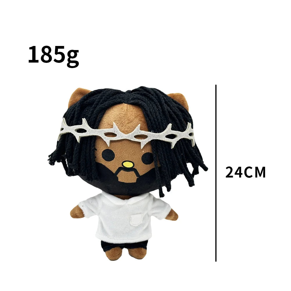 2025 New Hello Kitty Eminem xxxtentacion Frank Ocean Plush Toy Doll with Clothes Stuffed Soft Plush Toys Fans Collect Gifts