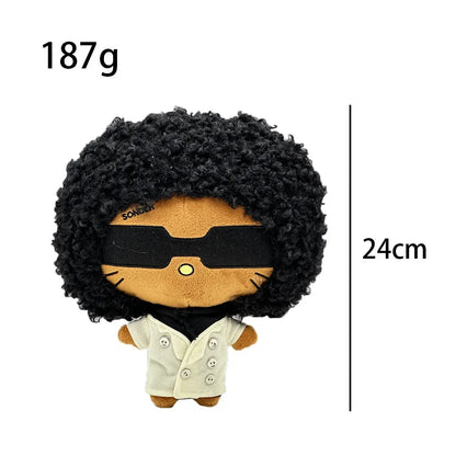 2025 New Hello Kitty Eminem xxxtentacion Frank Ocean Plush Toy Doll with Clothes Stuffed Soft Plush Toys Fans Collect Gifts